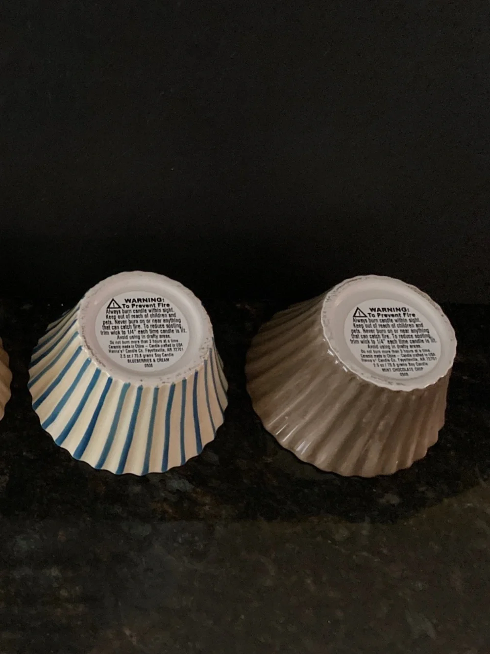 Valerie Parr Hill Set of 4 Candles/Apple/Sprinkle/Blueberry/Chocolate Chip/NEW!
